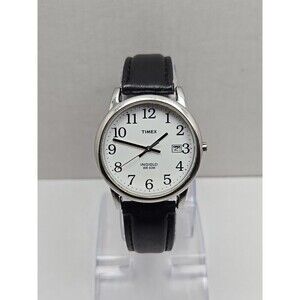 Timex Easy Reader Day Indiglo Two Tone 35mm Quartz Watch New Battery WR 30M